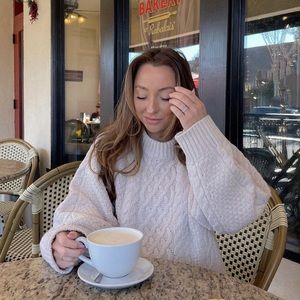 Flat White LA Fisherman Sweater Oatmeal
